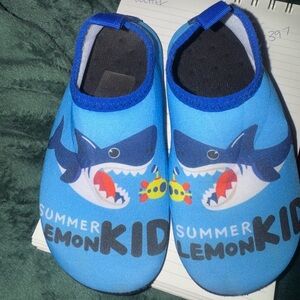 Blue Shark Kids Water Shoes